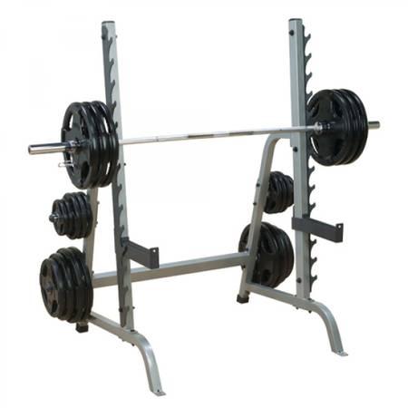 Body Solid Free Weight Power Squat Multi Press Half Rack GPR370 - Image 7
