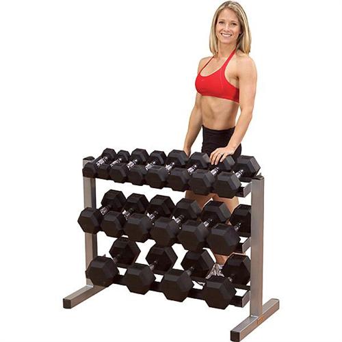 Body Solid Free Weight Dumbbell Dumbell Storage Rack Tier GDR363 - Image 2