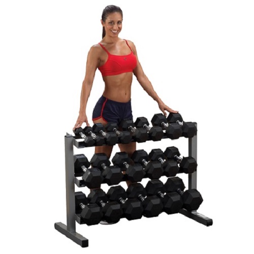 Body Solid Free Weight Dumbbell Dumbell Storage Rack Tier GDR363 - Image 3