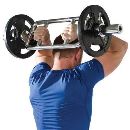 Body Solid Tricep Triceps Hammer Bar Free Weight Olympic 2in - Image 3