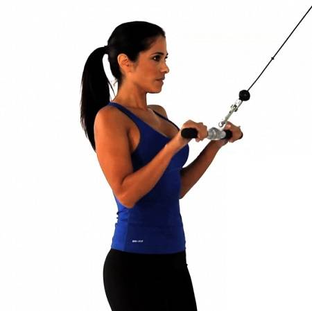 Troy Solid Straight Bar Revolving Gym Attachment 20" MB022 - Image 2