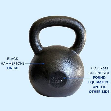 Ader Russian Premier Kettlebell Kettle Bell Kettleball Ball 32Kg - Image 3