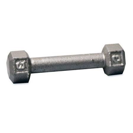 Ader Free Weight Hex Hexagon Cast Iron Dumbell Dumbbell 3# - Image 2
