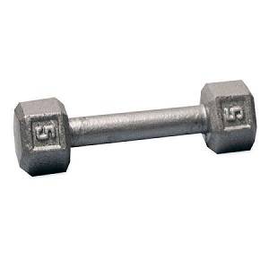 Ader Free Weight Hex Hexagon Cast Iron Dumbell Dumbbell 5#