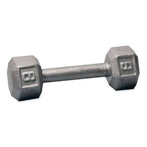 Ader Free Weight Hex Hexagon Cast Iron Dumbell Dumbbell 8#