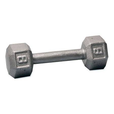Ader Free Weight Hex Hexagon Cast Iron Dumbell Dumbbell 8# - Image 2