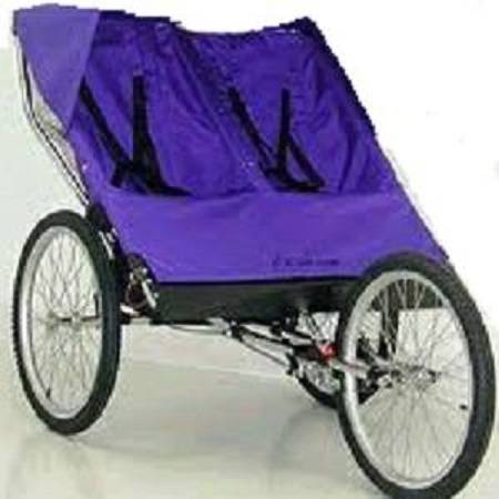 Baby Jogger BabyJogger Stroller Double Twinner Seat Grape Purple - Image 2
