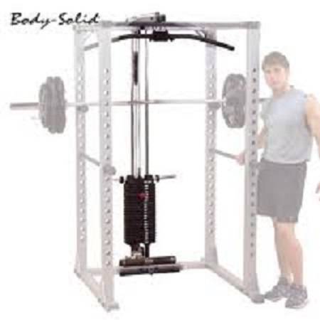 Body Solid 200 lb Weight Stack for Rack Lat Attachment GLA378 - Image 2
