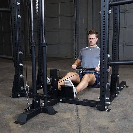 Body Solid Plate Loaded Lat Attachment for SPRHALF Rack SPRHLA - Image 3