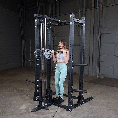 Body Solid Plate Loaded Lat Attachment for SPRHALF Rack SPRHLA - Image 4