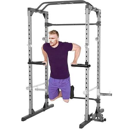 Body Solid Best Fitness Dip Bar Atachment for BFPR100 Power Rack - Image 2