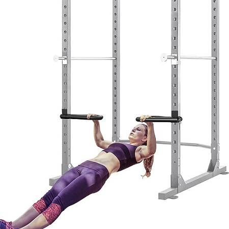 Body Solid Best Fitness Dip Bar Atachment for BFPR100 Power Rack - Image 4