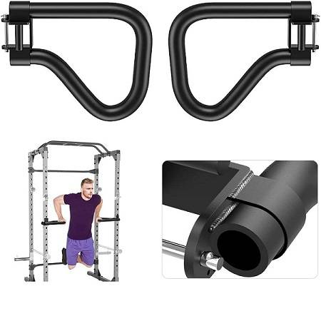 Body Solid Best Fitness Dip Bar Atachment for BFPR100 Power Rack - Image 5