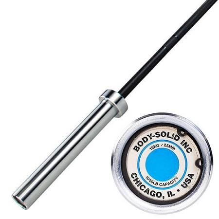 Body Solid Commercial Olympic Bar 79" 33# 1000# 25mm OB79EXT - Image 4