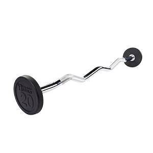 Body Solid Bar Bars EZ Curl Fixed Barbell Barbells 20# SBZ20