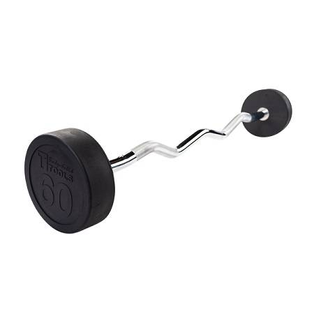 Body Solid Bar Bars EZ Curl Fixed Barbell Barbells 60# SBZ60 - Image 2