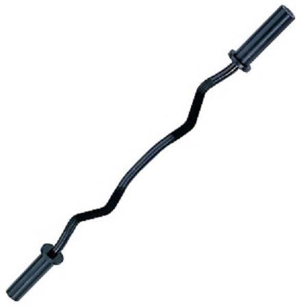 Body Solid Arm Bicep Curl Curling Bar Olympic Black Oxide OB47B - Image 3
