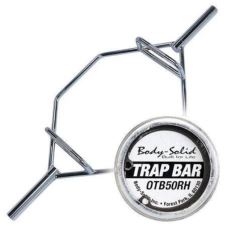 Body Solid Commercial Olympic Shrug Raised Handle Bar OTB50RH - Image 4