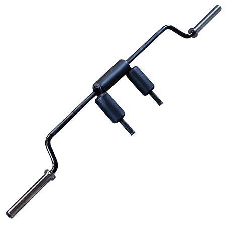 Body Solid Olympic Safety Squat Bar Cambered Yoke Handle OBSS50B - Image 2