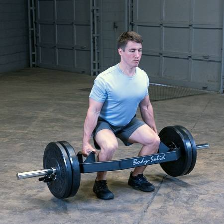 Body Solid Commercial Olympic Hex Open Trap Shrug Bar OTB100 - Image 3