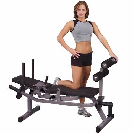 Body Solid Comercial Horizontal Ab Abdominal Crunch Bench GAB100 - Image 4