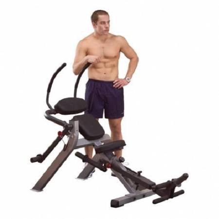 Body Solid Semi Recumbent Ab Abdominal Belly Crunch Bench GAB300 - Image 4