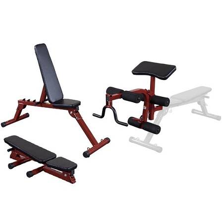 Body Solid Best Fitness Flat Incline Dec Dumbbell Bench BFFID10 - Image 5