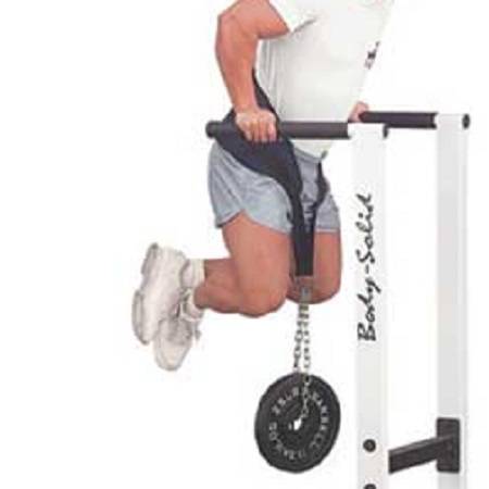 Body Solid Weight Lifting Nylon Padded Dip Belt with Chain NB56 - Image 2