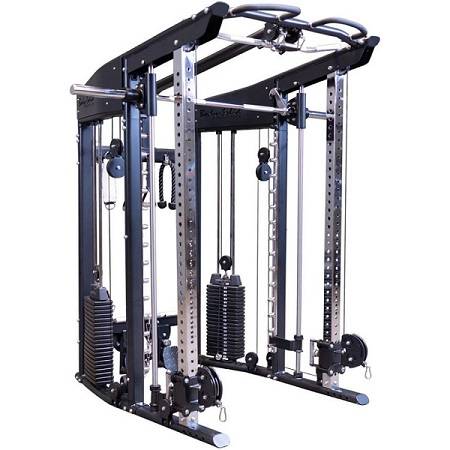 BODY SOLID GSFR100 All-in-One Smith Functional Trainer Gym Systm - Image 10