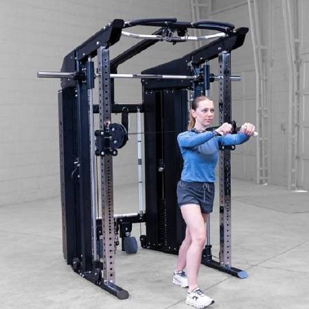 BODY SOLID GSFR100 All-in-One Smith Functional Trainer Gym Systm - Image 5