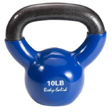 Body Solid Kettlebell Kettle Bell Vinyl Dipped Weights 10# KBV10 - Image 2
