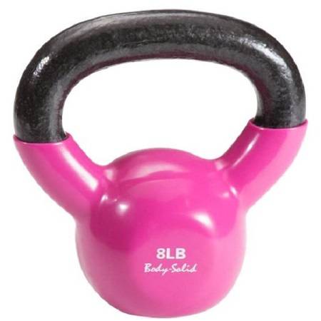 Body Solid Kettlebell Kettle Bell Vinyl Dipped Weights 8# KBV8 - Image 2