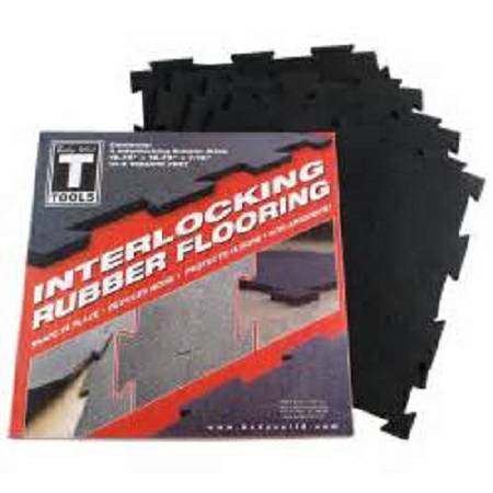 Body Solid Interlocking Rubber Puzzle Mat Floor Flooring RFBST4P - Image 2