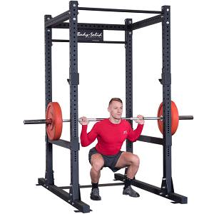 Body Solid Commercial Monster Power Squat Rack Safe Cage SPR1000