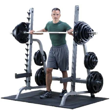 Body Solid Free Weight Power Squat Multi Press Half Rack GPR370 - Image 4