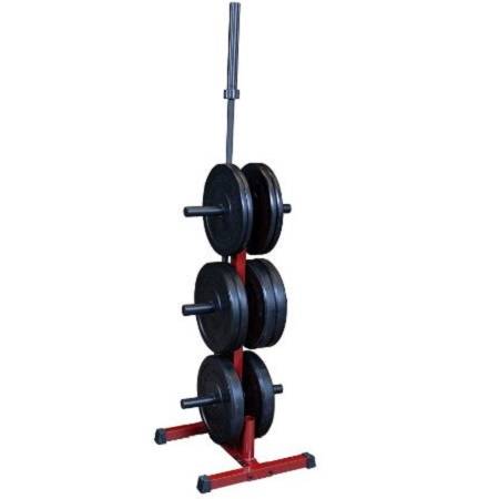 Best Fitness Vertical Olympic Bumper Plate & Bar Storage BFWT10 - Image 2