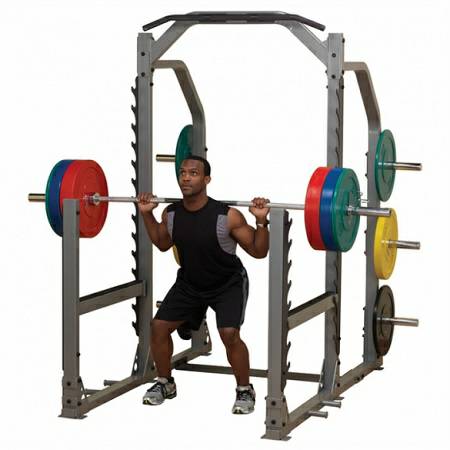 Body Solid Pro Club-Line Gym Multi Power Squat Rack Cage SMR1000 - Image 2