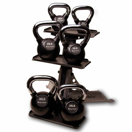 Body Solid KettleBell Kettle Bell Weight Storage Rack GDKR50B - Image 3