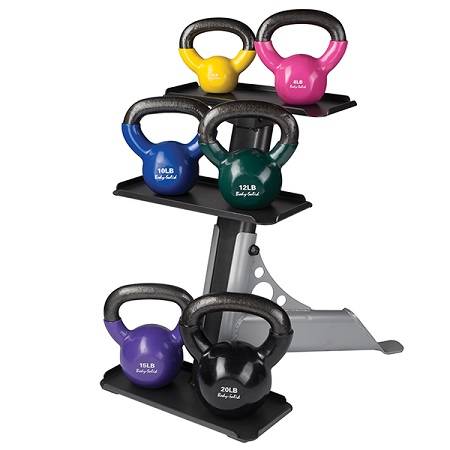 Body Solid KettleBell Kettle Bell Weight Storage Rack GDKR50B - Image 2
