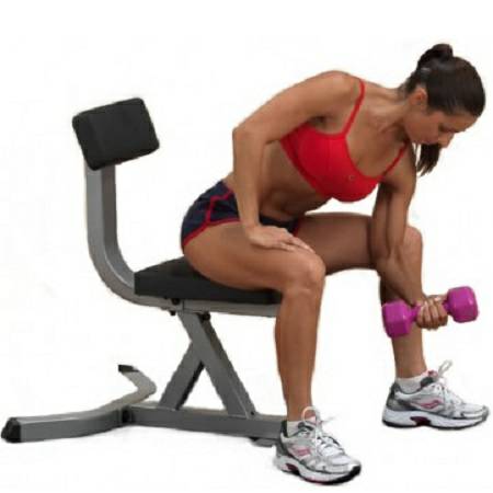 Body Solid Free Weight Gym Dumbbell Workout Utility Stool GST20 - Image 5