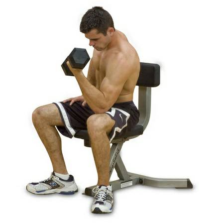 Body Solid Free Weight Gym Dumbbell Workout Utility Stool GST20 - Image 4