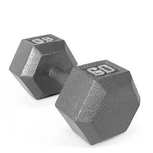 CAP Free Weight Hex Hexagon Cast Iron Dumbell Dumbbell 60#