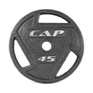 CAP Barbell Plate Olympic Iron Grip Free Weight Plate Plates 35#