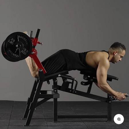GMWD Seated Isolated Leg Extension Prone Curling Machine LE03 - Image 6