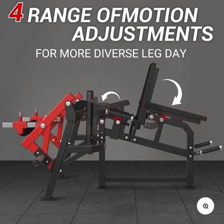 GMWD Seated Isolated Leg Extension Prone Curling Machine LE03 - Image 8
