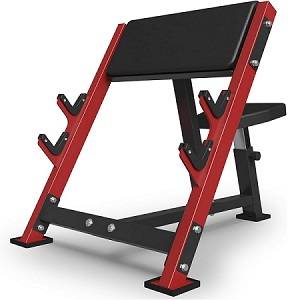 HF Preacher Curl Adjustable Bench Chair Arm Arms Bicep Biceps