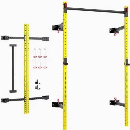 HF Folding Wall Mounted Power Multi Press Squat Rack Space Saver - Image 5