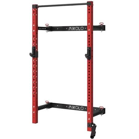 ML Folding Wall Mount Power Multi Press Squat Rack Space Save QJ - Image 2