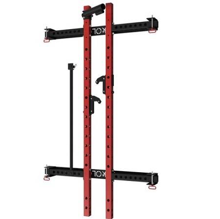 ML Folding Wall Mount Power Multi Press Squat Rack Space Save QJ - Image 4