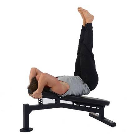 PowerTec Flat Incline Decline Utility Workout Bench Chair WB-UBS - Image 5